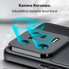 Polhammobile Polham Kamera Korumalı Xiaomi 13 Pro Uyumlu Silikon Kılıf, Premium Kumaş Dokumalı, Darbe Emici Kılıf