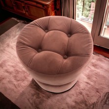 Yaren Home Desing Puf Lüx Silinebilir Kumaşlı Kapitoneli
