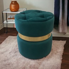 Yaren Home Desing Puf Lüx Silinebilir Kumaşlı Kapitoneli
