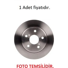 Bosch Fren Diski Arka Auris 1.2i 1.3VVT 1.4 1.6 1.8 Hybrid Bosch 0986479418 1 Ad.