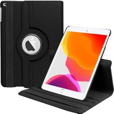 Smody iPad 9.nesil 10.2 360 Dönerli Standlı Kapaklı Kılıf + Temperli Cam