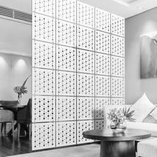 Makta Lazer Kesim Sarkıt Paravan, Ahşap Seperatör, Panel Levha Seti