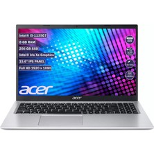 Acer Aspire3 Core I5-1135G7 8gb 256GB SSD 15,6" Fhd NX.ADDEY.004 A315-58  (Acer Türkiye Garantili)