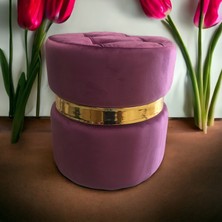 Yaren Home Desing Puf Lüx Silinebilir Kumaşlı Kapitoneli