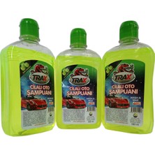 Çakır Grup Cilalı, Elmalı Oto Şampuanı Süper Kalite Temizlik 500 ml (3 Adet)