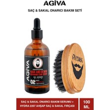 Agiva -Parlaklaştırıcı Sakal Bakım Yağı ve Tarama Seti