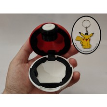 Bikey Design Yeni Tuşa Basınca Açılan, Mekanizmalı Parlak  Poketopu (Pokemon Pokeball) (3d Baskı, El Yapımı)