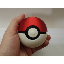 Bikey Design Yeni Tuşa Basınca Açılan, Mekanizmalı Parlak  Poketopu (Pokemon Pokeball) (3d Baskı, El Yapımı)