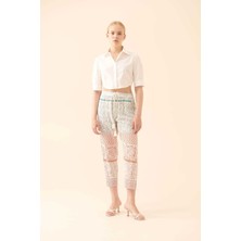 ROMAN Kısa Paça Belden Bağlamalı Pantolon Standart Renk Y2361101_089