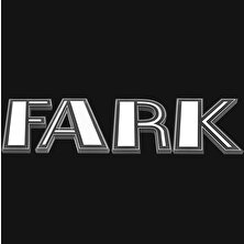 1Fark 1 Fark - Özel Tasarım Şeffaf Pleksi Harf Anahtarlık - F Harfi
