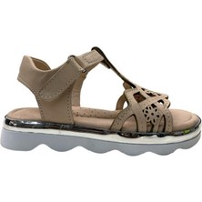 Tuğba  102 Kız Çocuk Hakiki Deri Sandalet