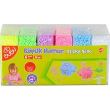 Bubu Köpük Hamur 6 Renk 10 gr 1 Paket Kurumayan Köpük Oyun Hamuru Hafif Yumuşak Hamur Okul Öncesi Anasınıfı Kreş Etkinlikleri