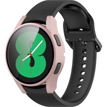 Daart Samsung Galaxy Watch 4 40MM Için Temperli Cam Ekran Koruyucusu ile Çok Çarşamba Koruyucu Kapak (Yurt Dışından)
