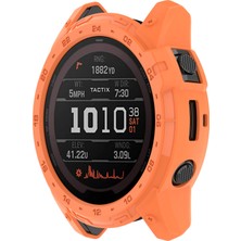 Daart Garmin Enduro 2 / Tactix 7 Için 7 Anti Fall Tpu Kılıf Kapağı Hızlı Bırakma Sporları Izle Boş Kılıfı Ile Ile Ile Izle Turuncu (Yurt Dışından)