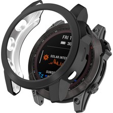 Daart Garmin Fenix ​​7/7 Solar/7 Sapphire Solar Hollow Out Izle Kılıf Izle Tpu Elektroklasyon ile Kapak Koruyucusu (Yurt Dışından)