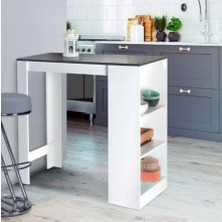 T Designo Yonca Mutfak Adası - Mutfak MASASI-BEYAZ-120 cm