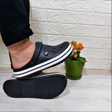 Akınalbella bella 195 Siyah Hastane Aşçı Hafif Rahat Sabo Terlik