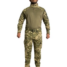 Wolftrap Tactical Dijital Kamuflaj Tişört Pantolon Takım, Kamuflaj Desenli Airsoft Askeri Üniforma