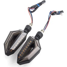 Techmaster Motosiklet Led Kayar Sinyal Led Lambası 12V Su Geçirmez ZXD-05