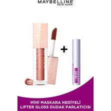 Maybelline New York Mini Surreal Maskara Hediyeli Lifter Gloss Nemlendirici Dudak Parlatıcısı- 009 Topaz