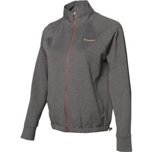 Hummel Hml Alyssum Zip Jacket Kadın Gri Sweatshirt 921653-2006