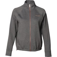 Hummel Hml Alyssum Zip Jacket Kadın Gri Sweatshirt 921653-2006
