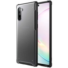 Heptek İletişim Samsung Galaxy Note 10 Kılıf Köşe Korumalı Arkası Mat Buzlu Sert Kapak (Volks)