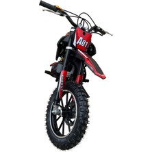 Çocuk Mini Cross Motosiklet - Siyah Kırmızı