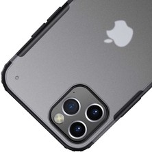 HEPTEKİLETİŞİM Apple  iPhone 12 Pro Max Kılıf Köşe Korumalı Arkası Mat Buzlu Sert Kapak (Volks)