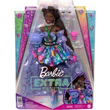 Barbie Extra Fancy Mor Kostümlü Bebek HHN13