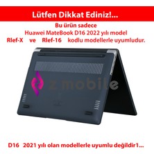 Z-Mobile Huawei Matebook D16 2022 Uyumlu Kılıf Kapak 360° Tam Koruma