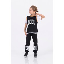 Harika Kids Erkek Çocuk Cool Baskılı  Alt Üst Basic Takım 2-5 Yaş