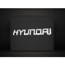 Çakır Grup Hyundai ''hyundai'' Blue Kasa Bagaj Yazısı Orijinal Boyut