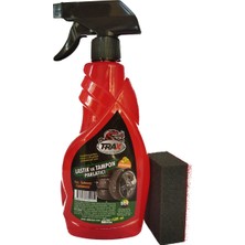 Çakır Grup Torpido Bakım Sütü Temizleyici Parlatıcı 500ML+LASTIK Parlatıcı ve Tampon Cilası 500 Ml+1 Sünger