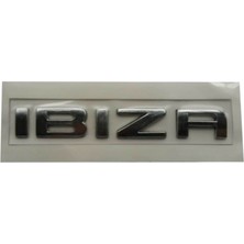 6K6853687AC Seat Ibiza Yazı Cromlu