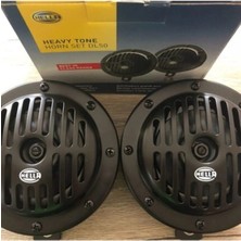 Hella Orjinal DL50 Süperton Korna Ikili Set 24 Volt Yeni Model Perçinli