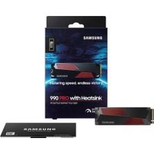 Samsung 990 Pro Sogutuculu 1tb MZ-V9P1T0CW 7450MB-6900MB/SN Pcıe 4.0 X4 Nvme 2.0 M.2 SSD 5 Yıl Samsung Turkıye Garantili