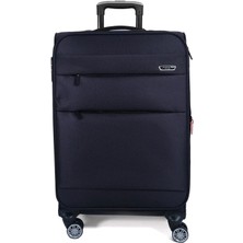 Fossil Lacivert Renk Büyük Boy Kumaş Valiz&bavul 023-VB