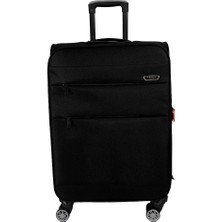 Fossil Siyah Renk Orta Boy Kumaş Valiz&bavul 023--VO