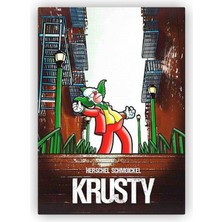 Joker Krusty Ahşap Poster 20X29 cm