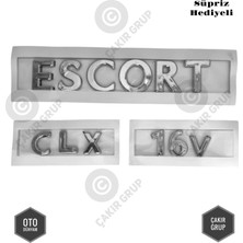 Çakır Grup Escort Clx 16V Yazısı 1995-1996-1997-1998-1999-2000 Modellerine Uyumludur.3 Adet Takım