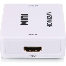 Blue Wings HDMI To Rca Av/cvsb L/r Video 1080P Mini HDMI2AV Hd Video Dönüştürücü