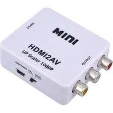 Blue Wings HDMI To Rca Av/cvsb L/r Video 1080P Mini HDMI2AV Hd Video Dönüştürücü