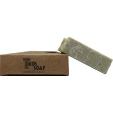 Teos Soap  Doğal El Yapımı Volkanik Kil Sabunu 185GR - Seferihisar Zeytinyağı %90 Daha Yoğun