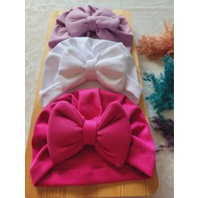 Seher Bebe Butik Bebek Kaşkorse Bone & Bere 3'lü Set
