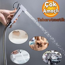 Badem10 Ara Musluk Filtreli Metal Lüks Tuvalet Wc Banyo Klozet Bide Taharet Musluğu Bebek Hayvan Araba Yıkama Musluğu