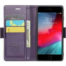 Xstep Case Xstepcase Apple iPhone 6 Plus / 6s Plus / 7 Plus / 8 Plus Rfıd Engelleme Deri Cüzdan Kasası Litchi Doku Telefon Stand Kapağı (Yurt Dışından)