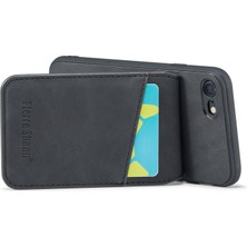 Xstep Case Xstepcase Apple iPhone 7/8 / Se (2020) / Se (2022) Kart Tutucu Telefon Vaka Kickstand Pu Deri+Tpu Kapağı Için (Yurt Dışından)