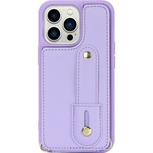 Xstep Case Xstepcase Apple iPhone 12/12 Pro Kart Tutucu Için Telefon Kılıfı Bileklik Kickstand Pu Deri+Tpu Telefon Kapağı (Yurt Dışından)