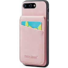 Xstep Case Xstepcase Apple iPhone 7 Plus 5.5 / 8 Artı 5.5 Telefon Kasası Kickstand Pu Deri Tpu Kart Tutucu ile Kapak (Yurt Dışından)